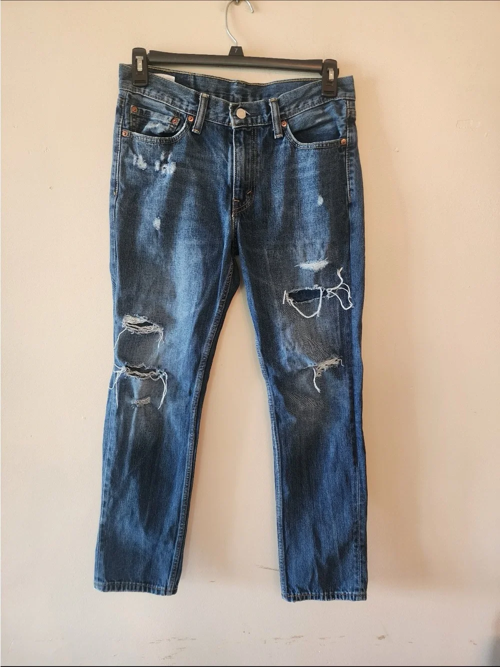 Levis 511 Men's Size 31x30 Slim Straight Medium Wash Mid Rise Denim Stretch